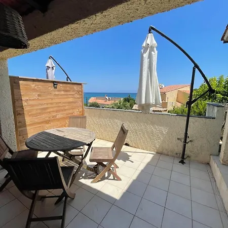 Residence La Plage Pieds Dans L'Eau Belle Vue Mer Linguizzetta Exterior photo