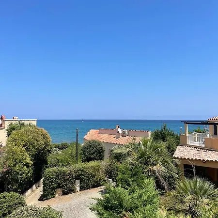 Residence La Plage Pieds Dans L'Eau Belle Vue Mer Linguizzetta Exterior photo